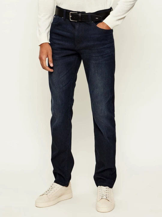 Zdjęcie produktu BOSS BLACK Jeansy P-Delaware | Slim Fit granatowy