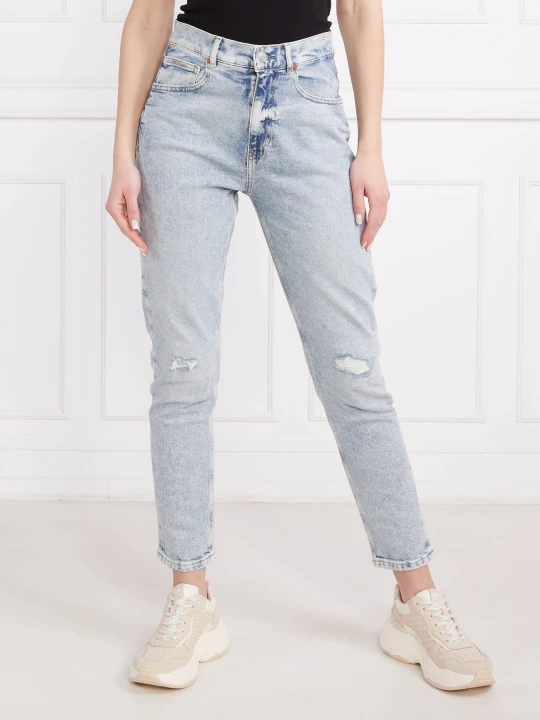 Zdjęcie produktu BOSS BLACK Jeansy THE ELSA | Tapered fit niebieski
