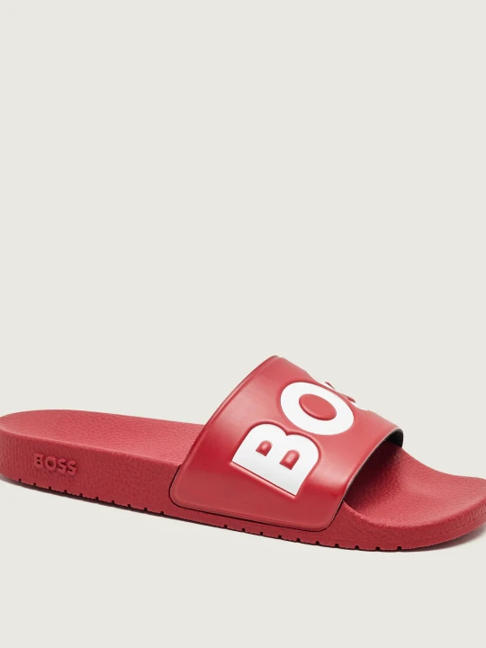 Zdjęcie produktu BOSS BLACK Klapki Aryeh_Slid czerwony