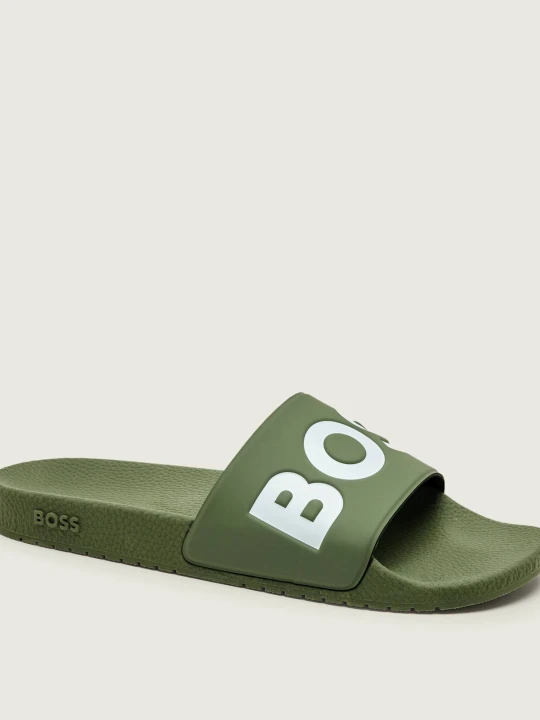 Zdjęcie produktu BOSS BLACK Klapki Aryeh_Slid zielony
