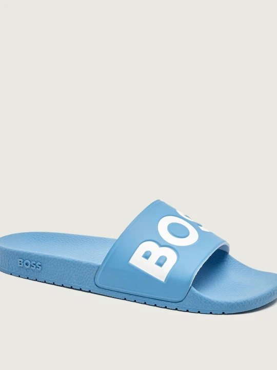 Zdjęcie produktu BOSS BLACK Klapki Aryeh_Slid błękitny