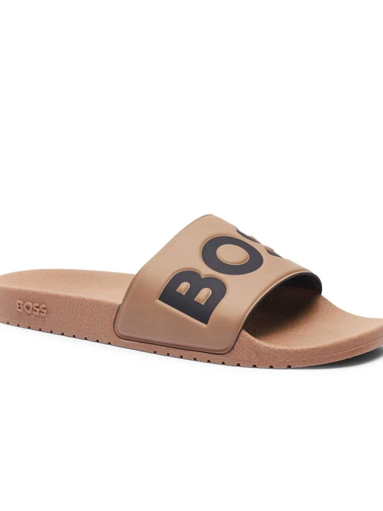 Zdjęcie produktu BOSS BLACK Klapki Aryeh_Slid beżowy
