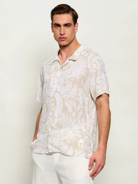Zdjęcie produktu BOSS BLACK Koszula Beach | Regular Fit beżowy