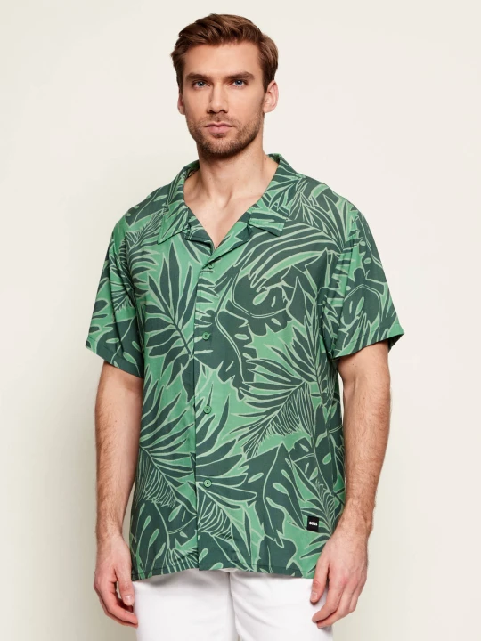 Zdjęcie produktu BOSS BLACK Koszula Beach | Regular Fit zielony