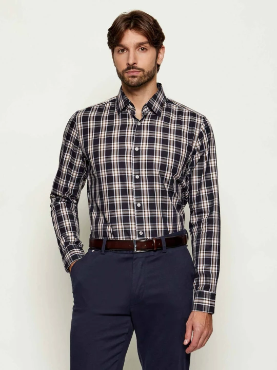 Zdjęcie produktu BOSS BLACK Koszula C-HAL-kent-C1-223 | Regular Fit granatowy
