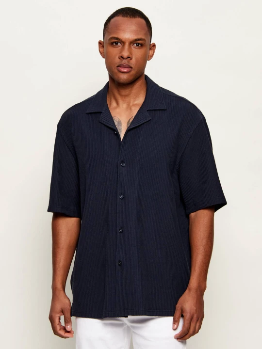Zdjęcie produktu BOSS BLACK Koszula C-LARS-CAMP-B-262 | Relaxed fit granatowy