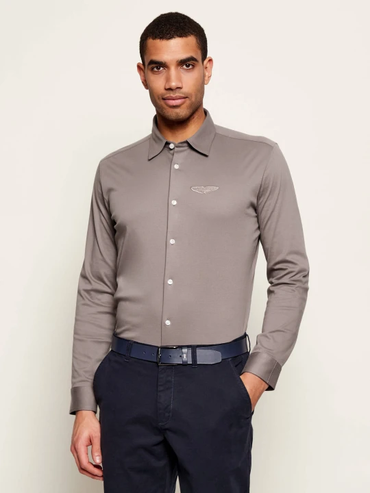 Zdjęcie produktu BOSS BLACK Koszula C-ROAN-K-F-E-261 | BOSS x ASTON MARTIN | Slim Fit szary
