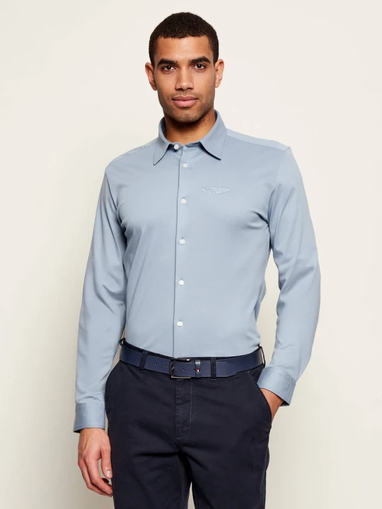 Zdjęcie produktu BOSS BLACK Koszula C-ROAN-K-F-E-261 | BOSS x ASTON MARTIN | Slim Fit niebieski