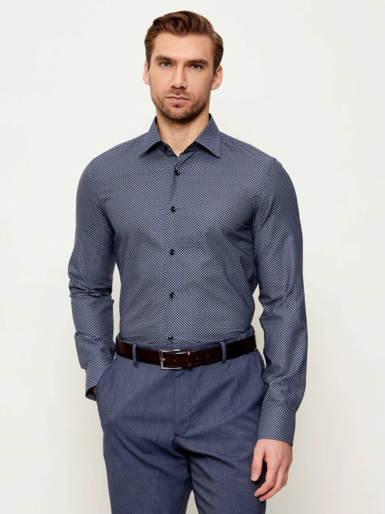 Zdjęcie produktu BOSS BLACK Koszula H-HANK-K-C1-261 | Slim Fit granatowy