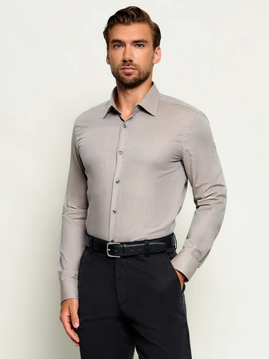Zdjęcie produktu BOSS BLACK Koszula H-Hank-K-C1-261 | Slim Fit beżowy
