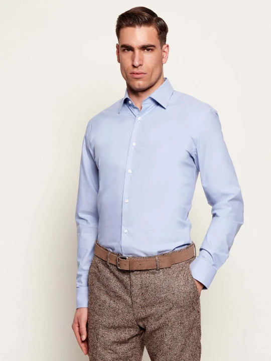 Zdjęcie produktu BOSS BLACK Koszula H-HANK-K-C1-261 | Slim Fit | easy iron niebieski