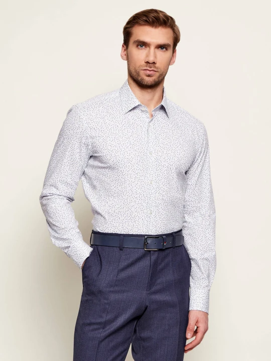 Zdjęcie produktu BOSS BLACK Koszula H-HANK-K-C1-261 | Slim Fit | stretch błękitny