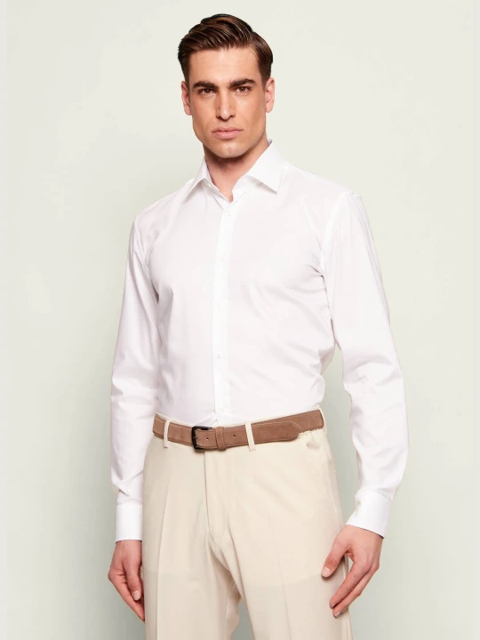 Zdjęcie produktu BOSS BLACK Koszula H-HANK-K-C3-261 | Slim Fit | easy iron biały