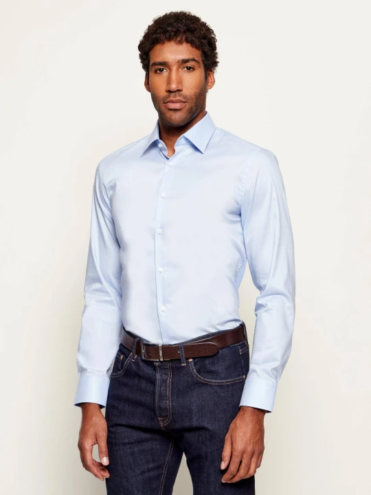 Zdjęcie produktu BOSS BLACK Koszula H-Hank-kent-C1-214 | Slim Fit niebieski