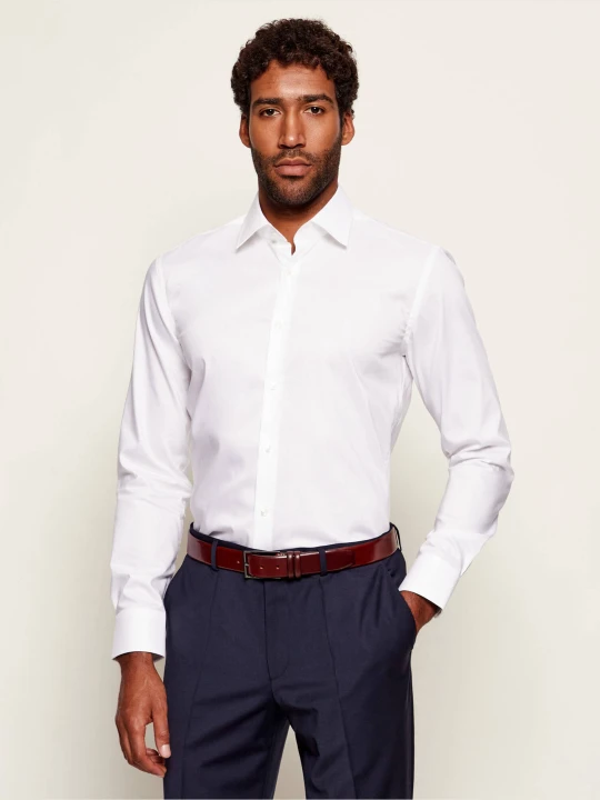 Zdjęcie produktu BOSS BLACK Koszula H-Hank-kent-C1-214 | Slim Fit biały