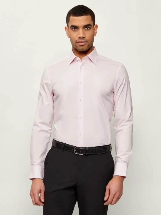 Zdjęcie produktu BOSS BLACK Koszula H-Hank-kent-C1-214 | Slim Fit | easy iron pudrowy róż