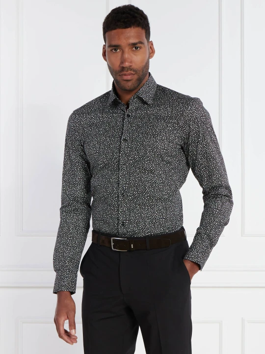 Zdjęcie produktu BOSS BLACK Koszula H-HANK-kent-C1-214 | Slim Fit | stretch