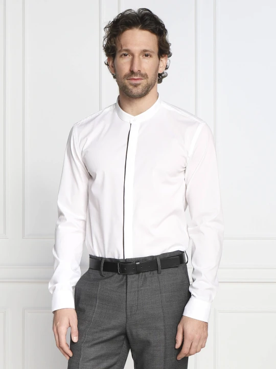 Zdjęcie produktu BOSS BLACK Koszula H-HANK-party1-221 | Slim Fit biały