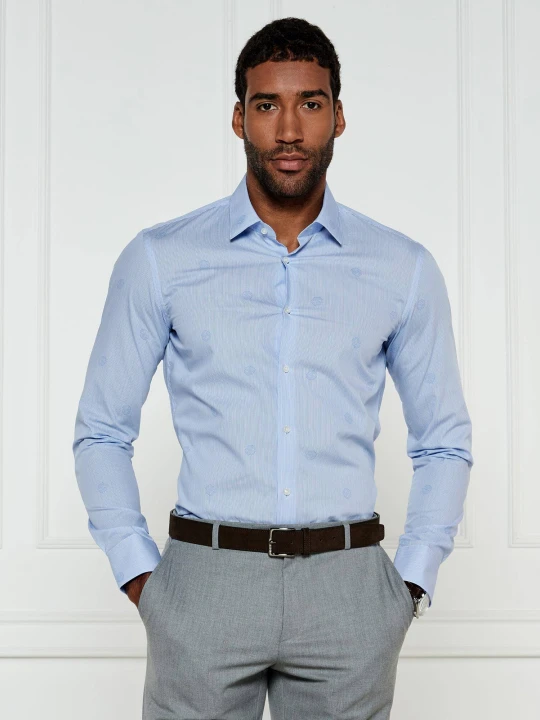 Zdjęcie produktu BOSS BLACK Koszula H-HANK-s-kent-C1-232 | Slim Fit niebieski