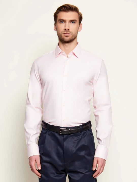 Zdjęcie produktu BOSS BLACK Koszula H-HANK-s-kent-C1-232 | Slim Fit | easy iron pudrowy róż