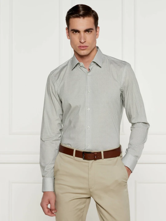 Zdjęcie produktu BOSS BLACK Koszula H HANK s kent C1 | Slim Fit zielony
