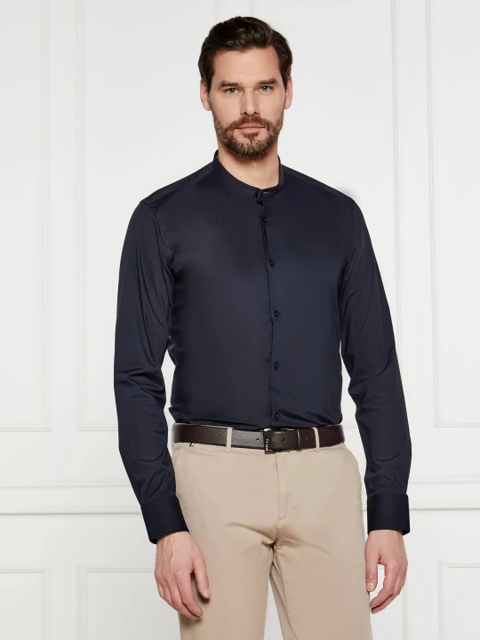 Zdjęcie produktu BOSS BLACK Koszula H-HANK-S-STAN-C3-252 | Slim Fit | easy iron granatowy