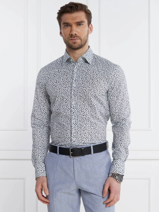 Zdjęcie produktu BOSS BLACK Koszula H-HANK | Slim Fit | stretch biały