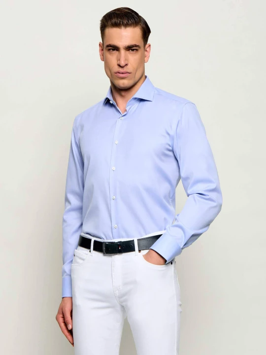 Zdjęcie produktu BOSS BLACK Koszula H-HANK-SP-B1-C1-261 | Slim Fit błękitny