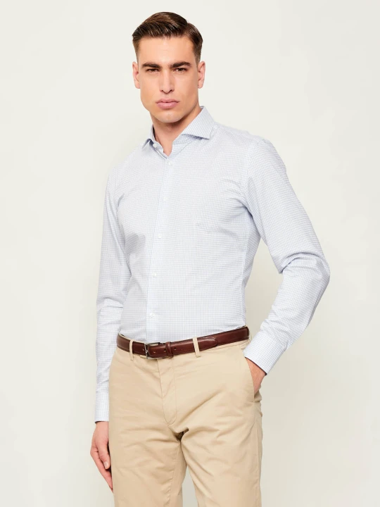 Zdjęcie produktu BOSS BLACK Koszula H-HANK-SP-C1-261 | Slim Fit | easy iron błękitny