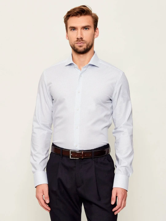 Zdjęcie produktu BOSS BLACK Koszula H-HANK-spr-B1-C1-253 | Slim Fit błękitny