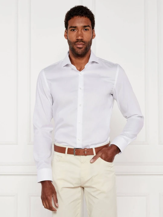 Zdjęcie produktu BOSS BLACK Koszula H-HANK-spr-B1-C1-253 | Slim Fit biały