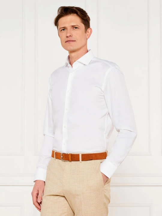 Zdjęcie produktu BOSS BLACK Koszula H-HANK-spread-C1-222 | Slim Fit biały