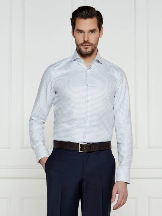 Zdjęcie produktu BOSS BLACK Koszula H-HANK-spread-C1-222 | Slim Fit biały
