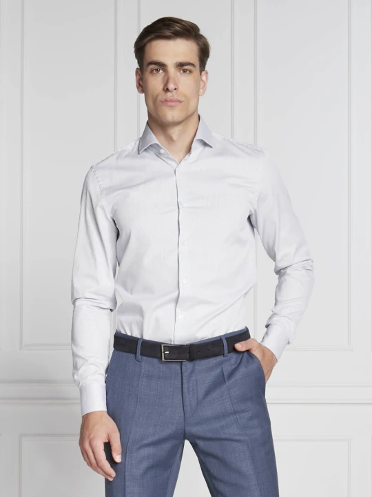 Zdjęcie produktu BOSS BLACK Koszula H-HANK-spread-C1-222 | Slim Fit błękitny