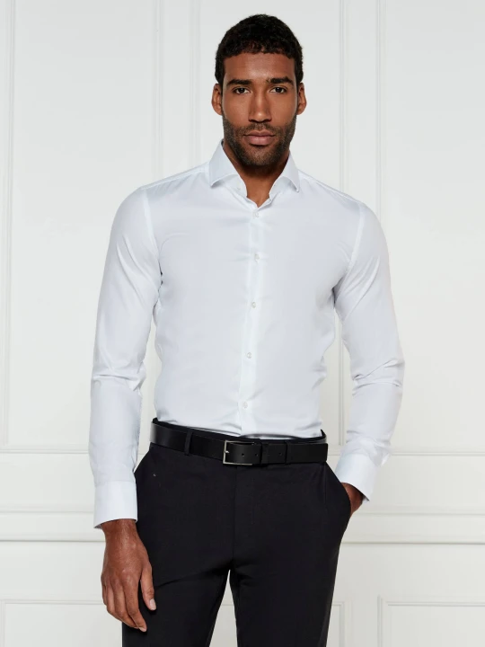 Zdjęcie produktu BOSS BLACK Koszula H-HANK-spread-C1-222 | Slim Fit biały