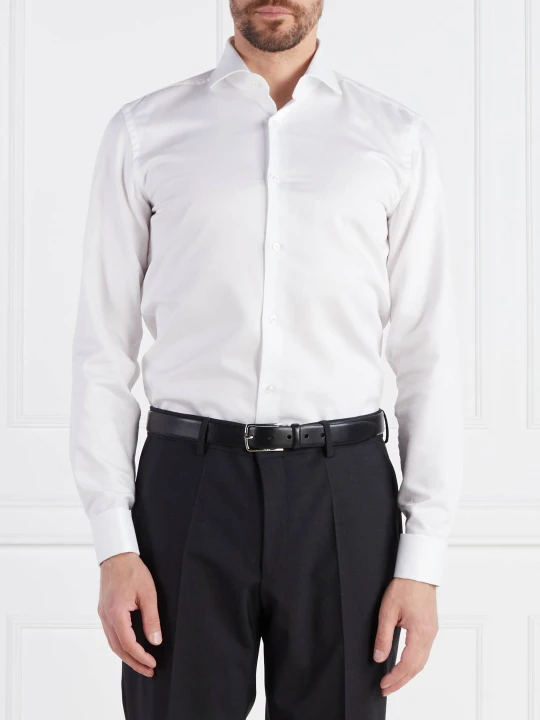 Zdjęcie produktu BOSS BLACK Koszula H-HANK-spread-DC-214 | Slim Fit biały