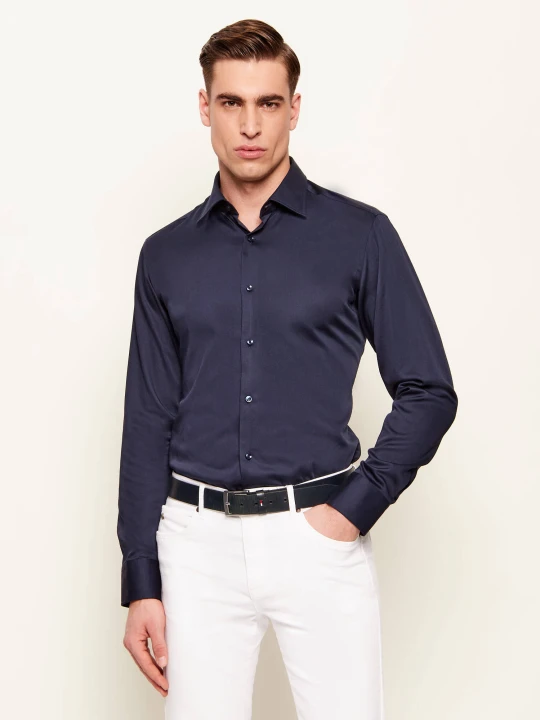 Zdjęcie produktu BOSS BLACK Koszula H-JOE-K-C1-261 | Regular Fit | easy iron granatowy
