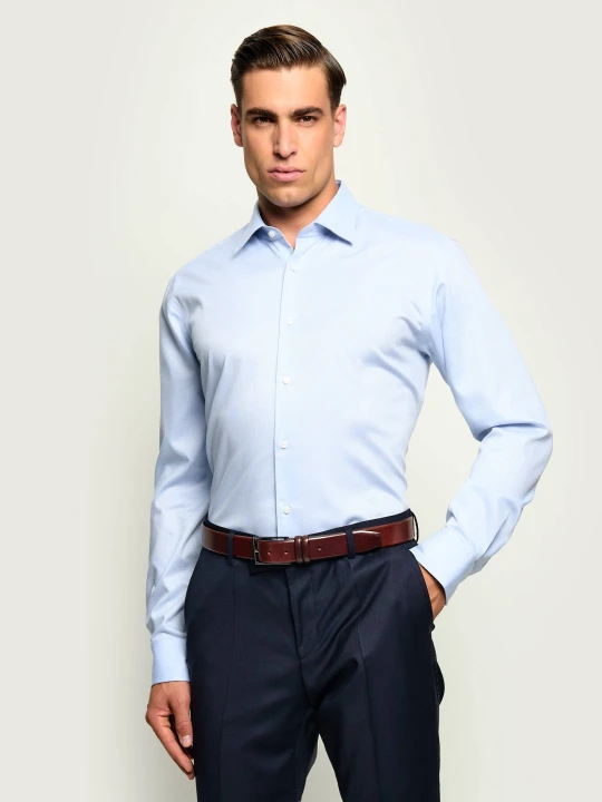 Zdjęcie produktu BOSS BLACK Koszula H-Joe-K-C1-261 | Regular Fit | easy iron błękitny