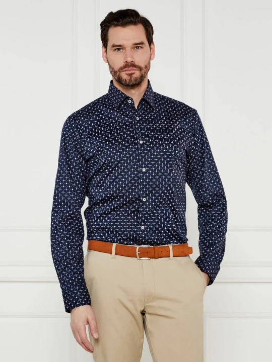 Zdjęcie produktu BOSS BLACK Koszula H-JOE-kent-C1-214 | Regular Fit granatowy