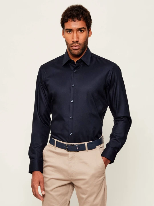 Zdjęcie produktu BOSS BLACK Koszula H-JOE-kent-C1-214 | Regular Fit | easy iron granatowy