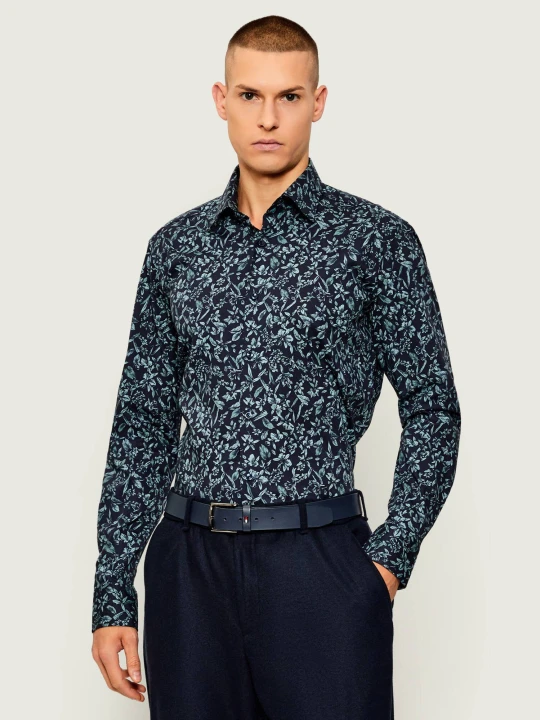 Zdjęcie produktu BOSS BLACK Koszula H-JOE-kent-C1-214 | Regular Fit | stretch granatowy
