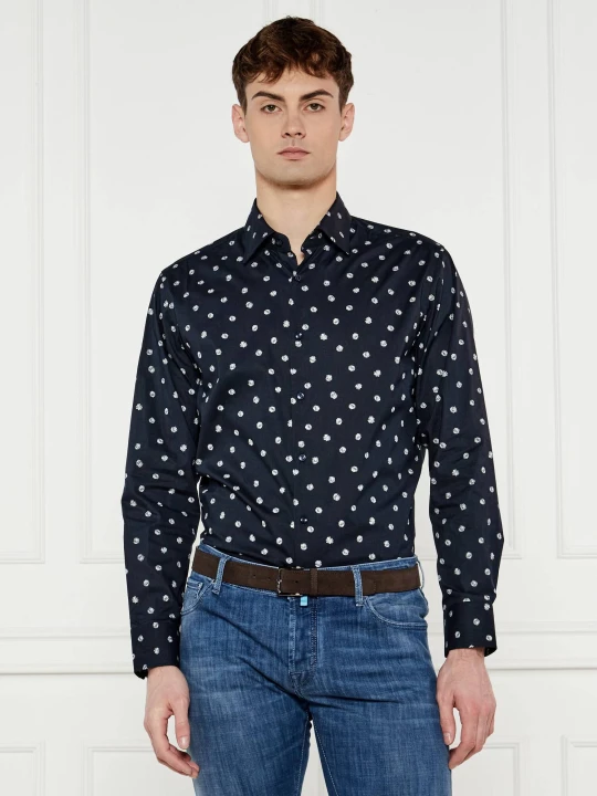 Zdjęcie produktu BOSS BLACK Koszula H-JOE-kent-C1-214 | Regular Fit | stretch granatowy