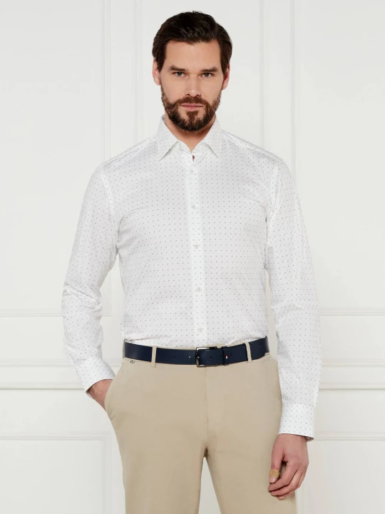 Zdjęcie produktu BOSS BLACK Koszula H-JOE-kent-C1-214 | Regular Fit | stretch biały
