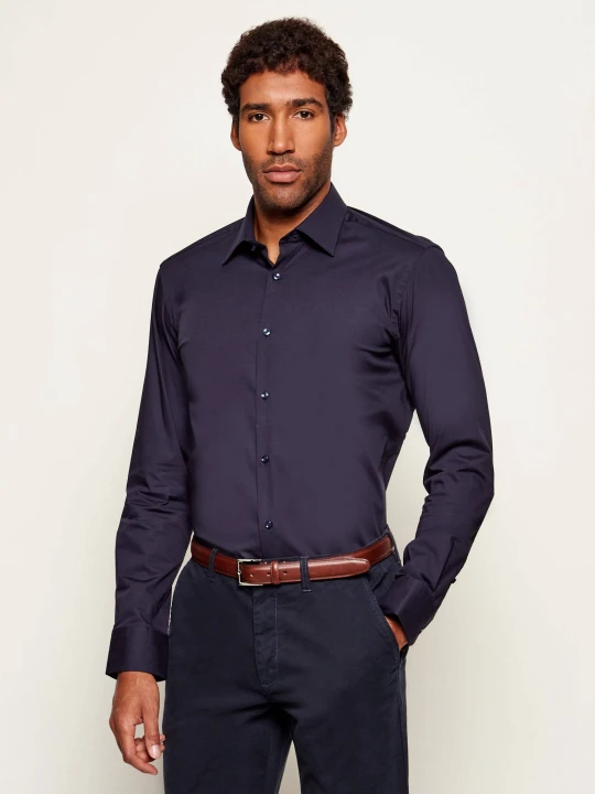 Zdjęcie produktu BOSS BLACK Koszula H-JOE-kent- | Regular Fit granatowy