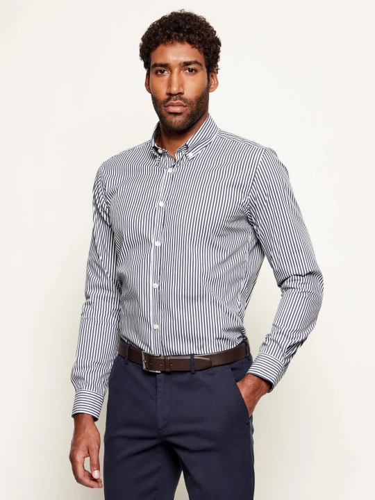 Zdjęcie produktu BOSS BLACK Koszula H-ROAN-BD-E-C1-261 | Slim Fit | stretch szary