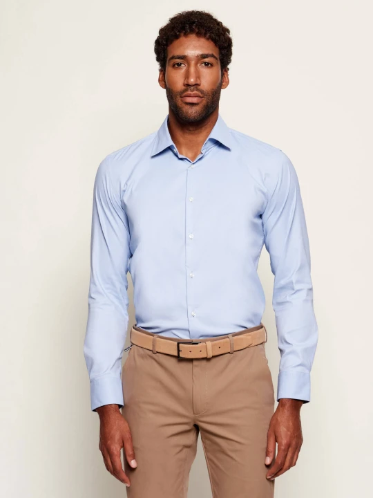 Zdjęcie produktu BOSS BLACK Koszula P-Hank-kent-C1-222 | Slim Fit niebieski