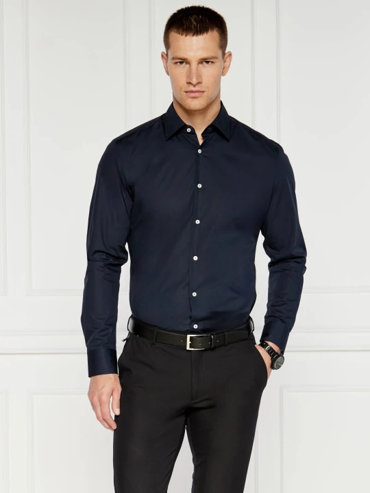 Zdjęcie produktu BOSS BLACK Koszula HANK | Slim Fit granatowy