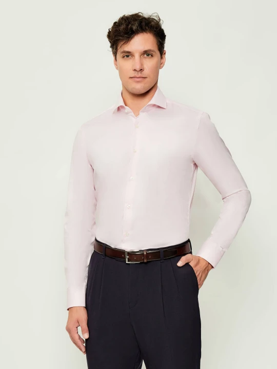 Zdjęcie produktu BOSS BLACK Koszula ONE H-HANK | Slim Fit pudrowy róż