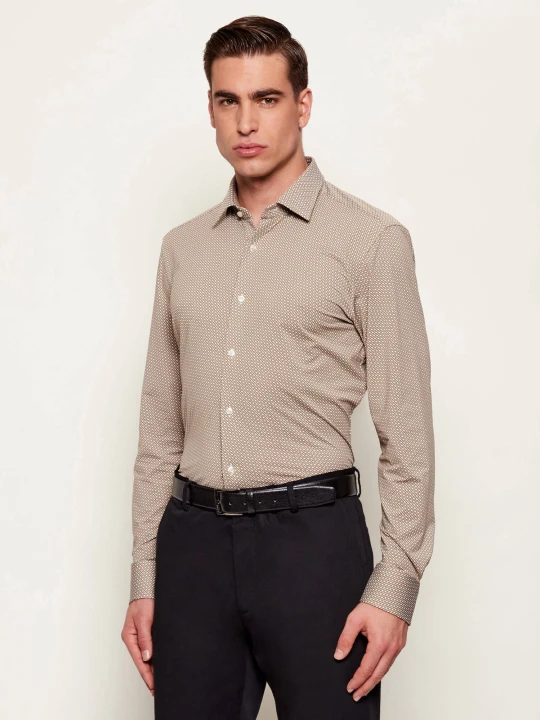 Zdjęcie produktu BOSS BLACK Koszula P-HANK-K-261 | Slim Fit beżowy