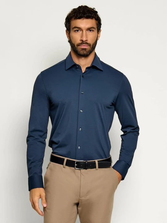 Zdjęcie produktu BOSS BLACK Koszula P-Hank-K-261 | Slim Fit granatowy